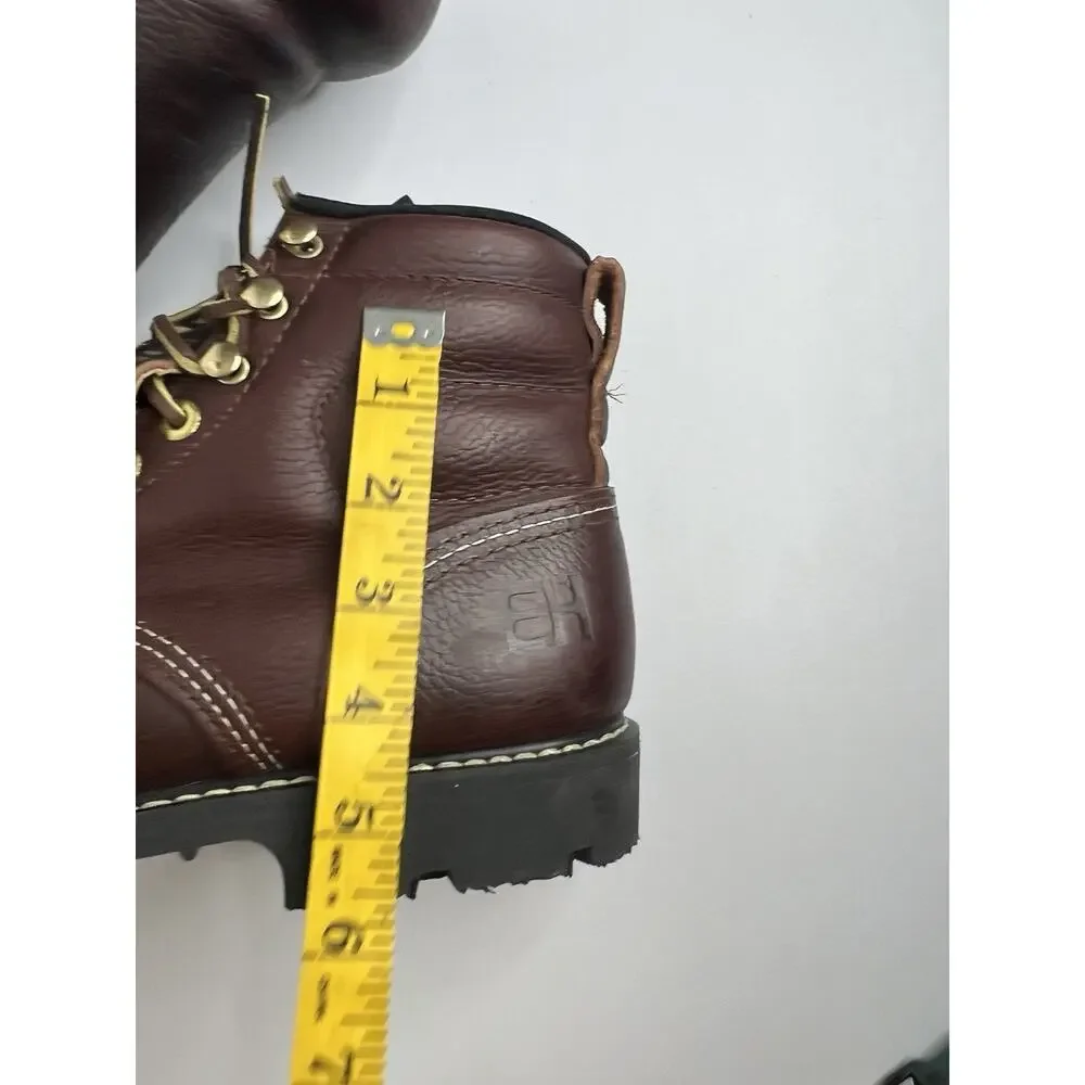 Carolina 508 Metguard Work Boots Brown USA Union Made Vibram Men’s 6 2E